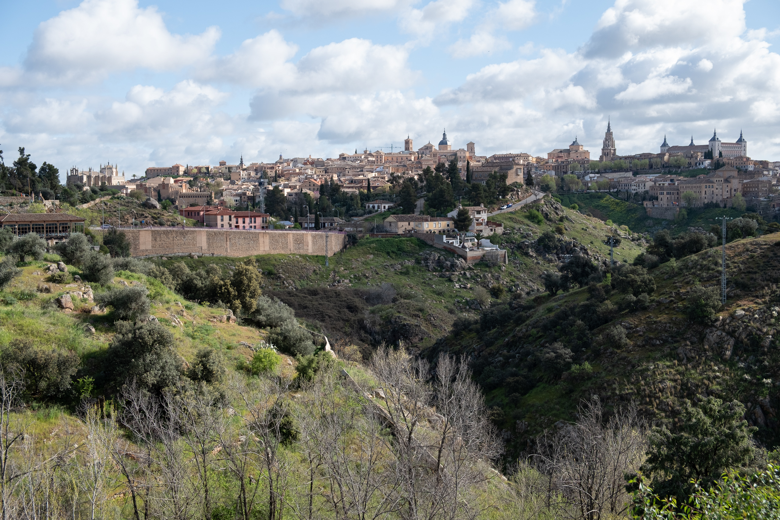 Blick zurück auf Toledo – die Stadt auf dem Felsen